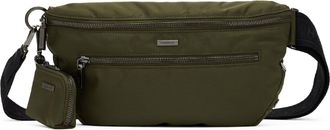 Hammitt Hammitt Charles Crossbody Jade Nylon Gunmetal Lrg