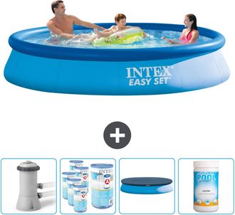 Intex Piscina Easy Set Redonda - 366x76 Cm - 7-piezas Scb87