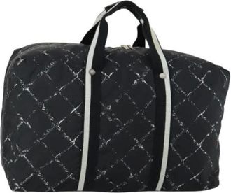 Chanel Pre-owned Weekend Bags, female, Black, Size: ONE SIZE Pre-owned Weekend Bag