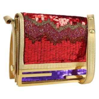 Fendi Pre-owned Vintage Schoudertas - Dames - Pre-owned - Veelkleurig - Maat: ONE Size Leer