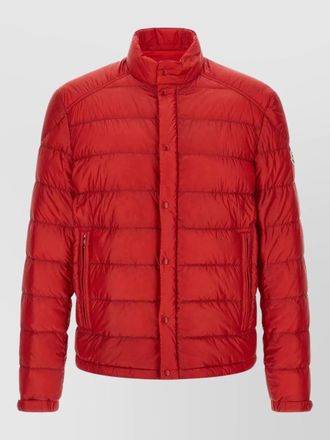 Moncler selves down jacket high collar pockets