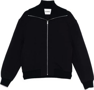 Jil Sander Giacca con zip - Blu