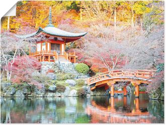 Artland Wandbild »Shingo Buddhistischer Tempel« Gebäude 1 Stk. tlg. als Leinwandbild, Poster in verschied. Grössen
