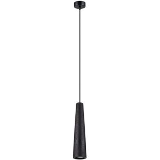 Wonderlamp L&aacute;mpara Colgante Uscuna Negro, Cemento