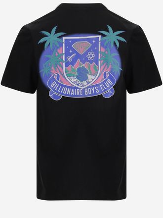 Billionaire Boys Club Logo-Embroidered Cotton T-Shirt - Black