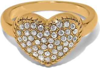 Brighton Illumina Celeste Heart Ring In Gold