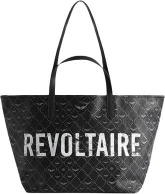 Zadig&Voltaire Z Shopper XL Revoltaire - Dames - Shoppers - Zwart - ONE Size - Polyester - Tassen