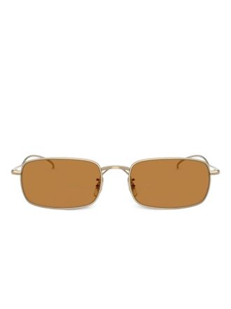 Oliver Peoples Occhiali da sole squadrati - Oro