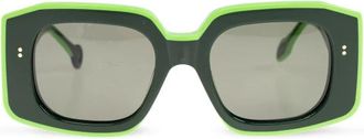 J.W.Anderson Bumper Zonnebril - unisex - Zonnebrillen - Groen - ONE Size - Accessoires