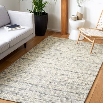 Safavieh Marbella Hand Made Area rug, Dark Grey / Beige Bohemian Style Non-Shedding