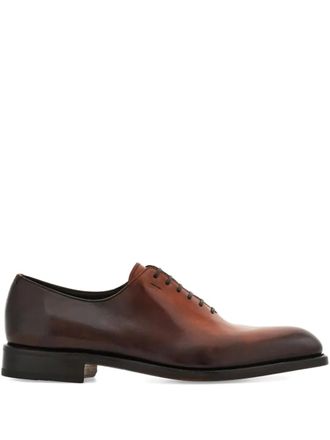 Ferragamo Tramezza oxford shoes - Brown