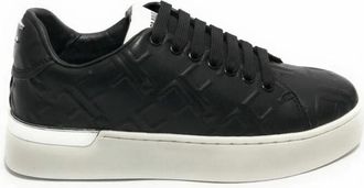 Fracomina Zwarte Dames Lage Sneaker Schoenen - Dames - Sneakers - Zwart - 38 EU - Leer - Schoenen