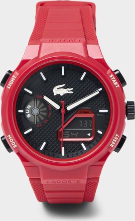 Lacoste Mens Digital Sport silicone-band watch