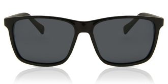 Nautica N2246S Polarized 001 Mens Sunglasses Black Size 58