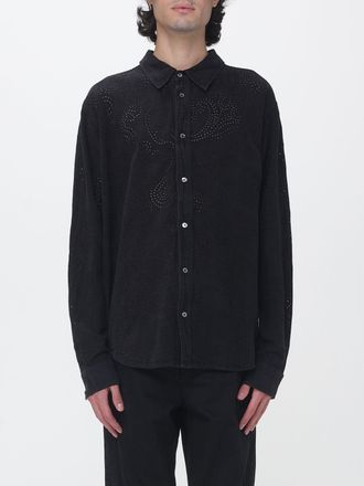 Isabel Marant Cybilio Broderie Anglaise Cotton Long-Sleeved Shirt