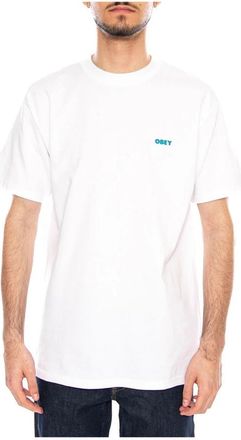 Obey Future Unwritten T-shirt - Heren - T-shirts - Wit - L - Katoen - Tops