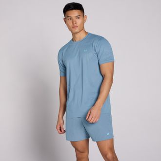 MyProtein Camiseta gr&aacute;fica Active Training Pillar para hombre de MP - Azul niebla - XS