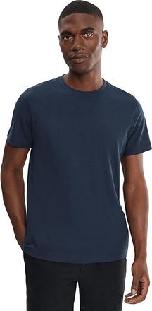 Smartwool Perfect Crew Short Sleeve T-Shirts Mens Clothing Deep Navy : MD, Cotton/Nylon/Wool