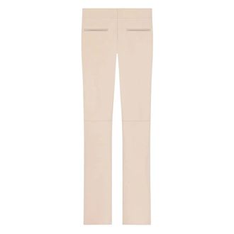 Courr&egrave;ges Slim-fit Broeken - Dames - Slim Fit Broeken - Beige - M - Broeken