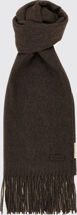 Agnona Silk and Cashmere Scarf with Fringed Edges