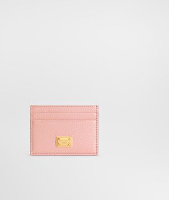 Dolce & Gabbana Calfskin Card Holder - Woman Wallets And Small Leather Goods Pink Onesize