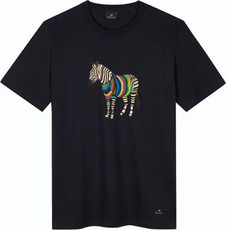 Paul Smith PS ZEBRA T SHIRT Size: L, colour: NAVY