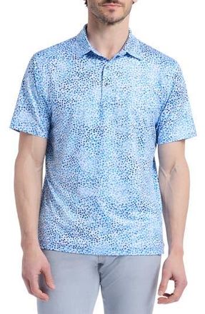 Robert Graham Fingal Knit Polo in Blue at Nordstrom Rack, Size Xx-Large