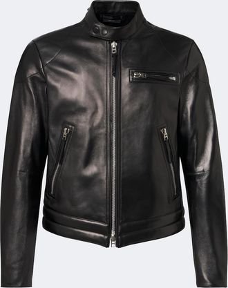 Tom Ford Chaqueta biker de piel