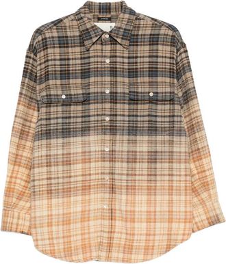 R13 Check-pattern Shirt