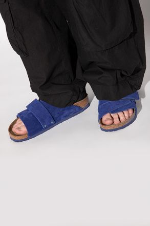 Birkenstock Kyoto Slides, Mens, Blue