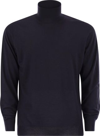 Fedeli Superfine Wool Turtleneck Derby