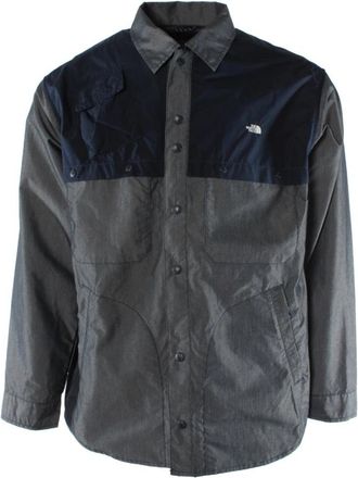 The North Face Denim LS Shirt - Heren - Fitness - Grijs - M - Denim - Fitness