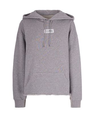 Maison Margiela Grey Sweatshirt With Logo