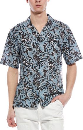 7 For All Mankind Floral Camp Shirt