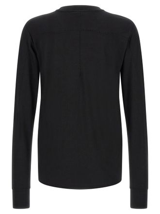 Thom Krom Stretch Viscose Jersey with Thumb Holes T-shirt - Black