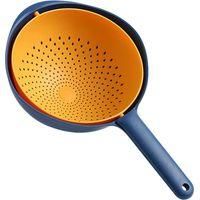 OEM Colador De Cocina De Doble Capa Para Frutas Y Verduras - Azul - 1 Unidad - Crezuo