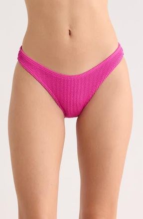 Billabong Summer High Tropic Bikini Bottoms in Fiesta Pink at Nordstrom Rack, Size X-Large