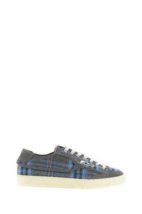 Autry Grey Checks Super Vintage Sneakers