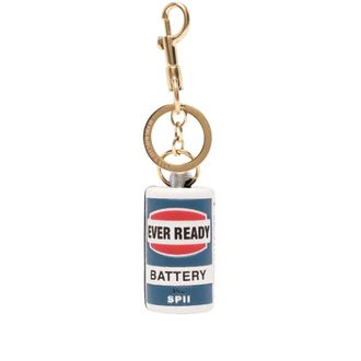 Anya Hindmarch Keyrings, female, Multicolor, Size: ONE SIZE Cylindrical Keyring