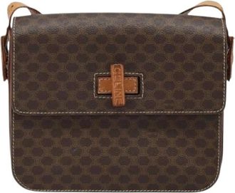 Celine Pre-owned Vintage Canvas Schoudertas - Dames - Vintage Schoudertas - Bruin - ONE Size - Vintage