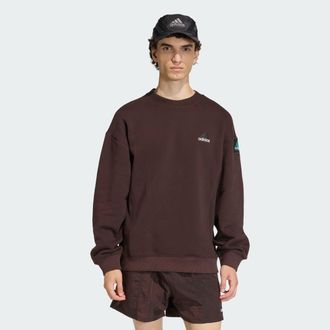 adidas Mens adidas adidas EQUIPMENT RIB CREWNECK SWEATSHIRT