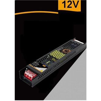 Trade Shop Trade Shop Traesio - Trade Shop - Alimentatore Slim Metallico Stabilizzato 200 Watt Dc 12v 2 Uscite Fhyla200w12v