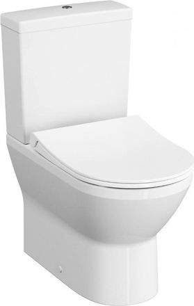 Vitra Pack Inodoro De Pie Integra Sin Bridas Con Asiento Lavabo Y Cisterna, Blanco (9859-003-7202)