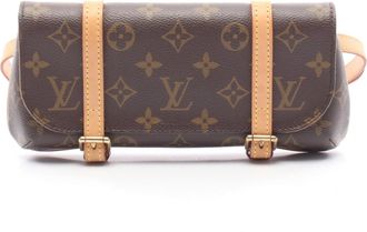 Louis Vuitton Brown Monogram Monogram Leather Fanny Pack Pochette (Pre-Owned)