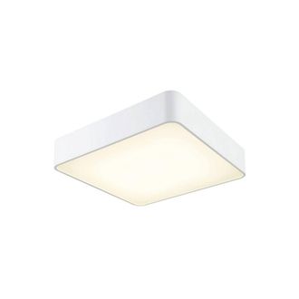 Netlighting Fusion Flush Ceiling 40cm Square 2100lm 35W LED 4000K White Acrylic