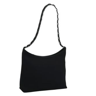 Ferragamo Pre-owned Canvas shoulder-bags - Dames - Pre-owned - Zwart - Maat: ONE Size