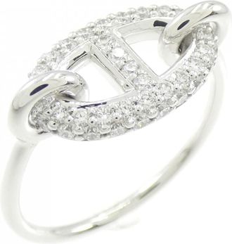 Herm&egrave;s White Gold (18K) Band Ring (Pre-Owned)