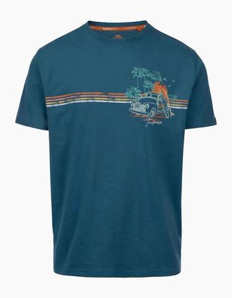 Trespass Mens Trespass Mens Zama Countryside T-Shirt - Navy - Size: 42