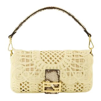 Fendi Dames, Tassen, Beige, Maat: ONE Size Zijde