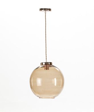 Els Banys Lámpara techo bola vidrio soplado crema